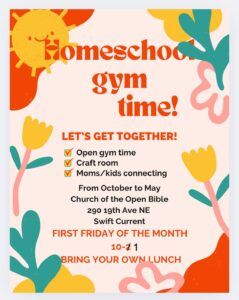 Homeschool Gym Time poster